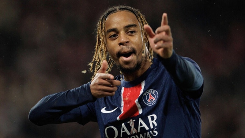 Arsenal, PSG Kanat Oyuncusu Bradley Barcola için 50 Milyon Sterlinlik Yaz Baskını Hedefliyor