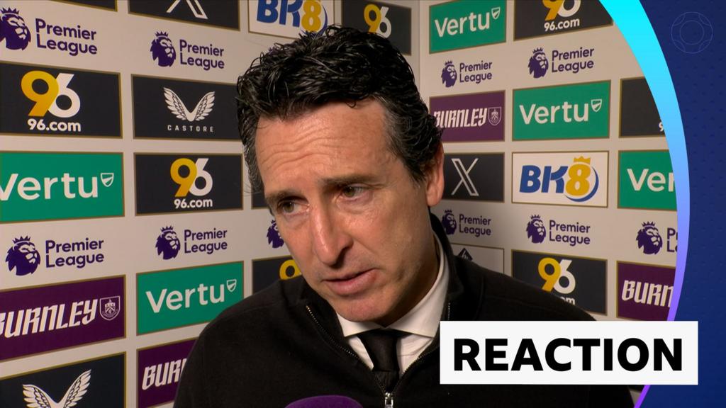 Unai Emery, Sinir Bozan Burnley Beraberliğine Rağmen Aston Villa'yı 'Harika' Olarak Nitelendirdi