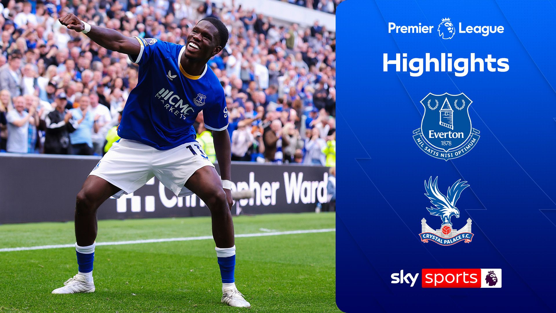 Everton 2-0 Crystal Palace: Toffees, Glasner'ın Premier Lig İlk Maçını Kararttı