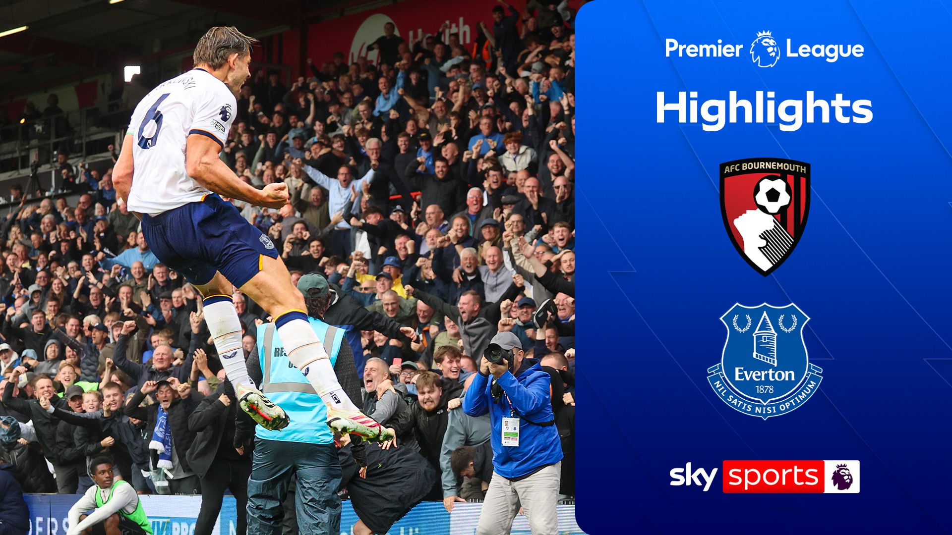 Tarkowski Uzatmada Everton'a Puanı Getirdi: Bournemouth 1-1 Everton