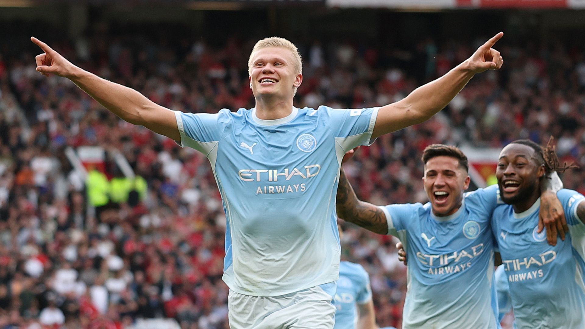 Man Utd 0-1 Man City: Haaland Golü, Foden Kırmızı Kartı