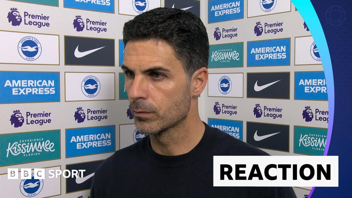 Arteta: Arsenal, Brighton yenilgisi sonrası standartlardan 'çok uzak