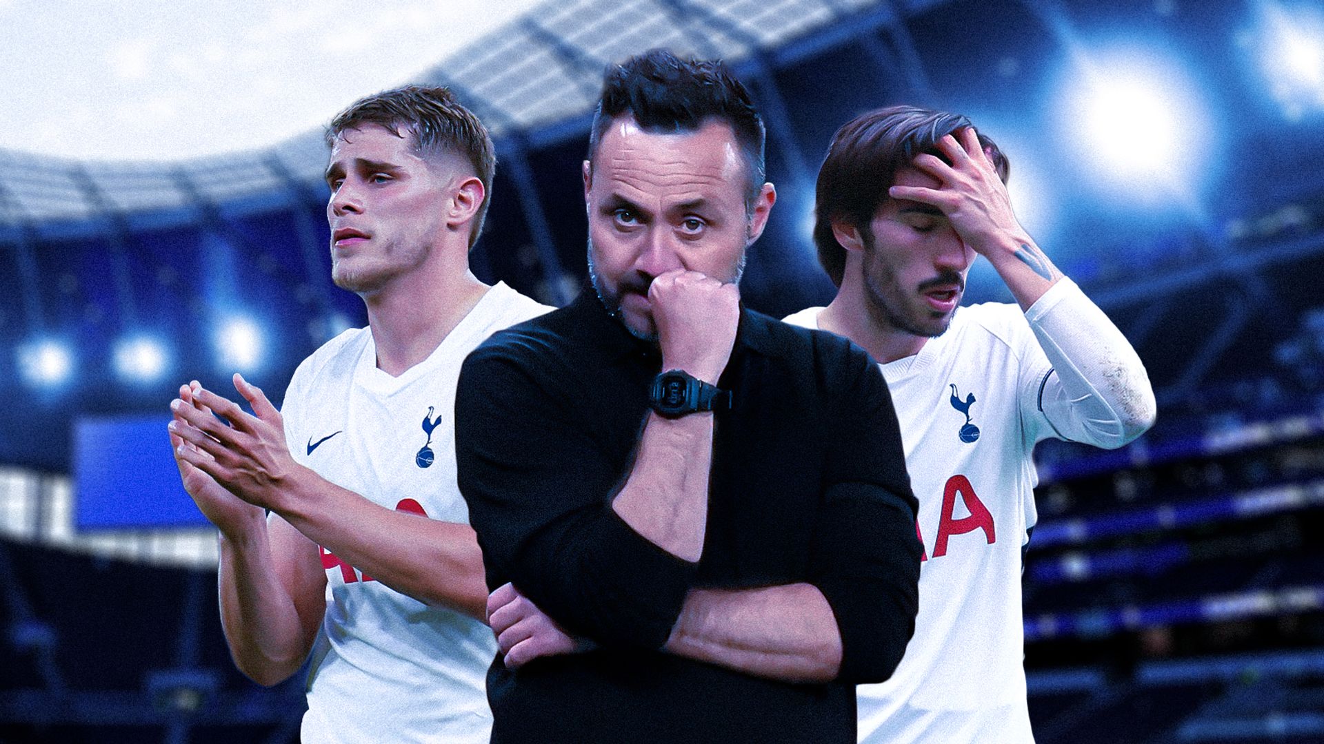 Tottenham'da Kriz: Sherwood 'Lider Yok' Dedi, De Zerbi Güveniyor