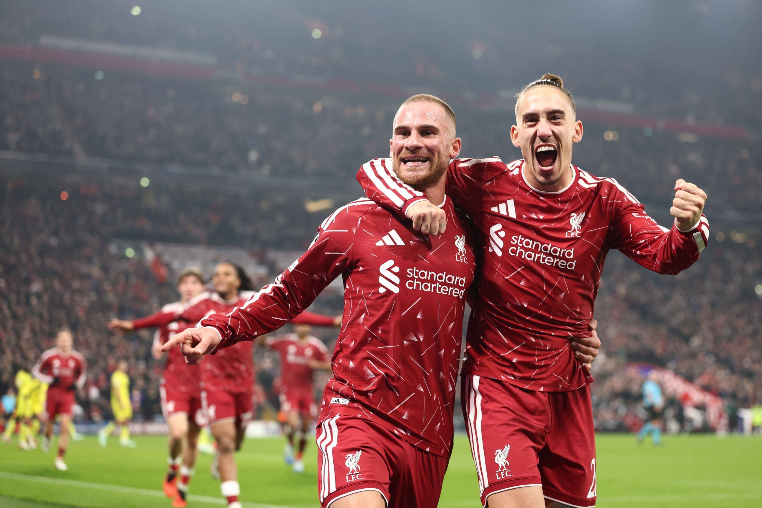 Liverpool 4-3 Villarreal: Ngumoha Yıldızlaştı, Mac Allister İki Gol Attı