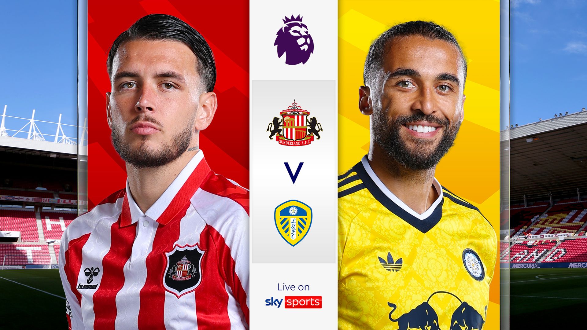 Sunderland - Leeds Canlı: Kadro Haberleri ve İlk 11'ler